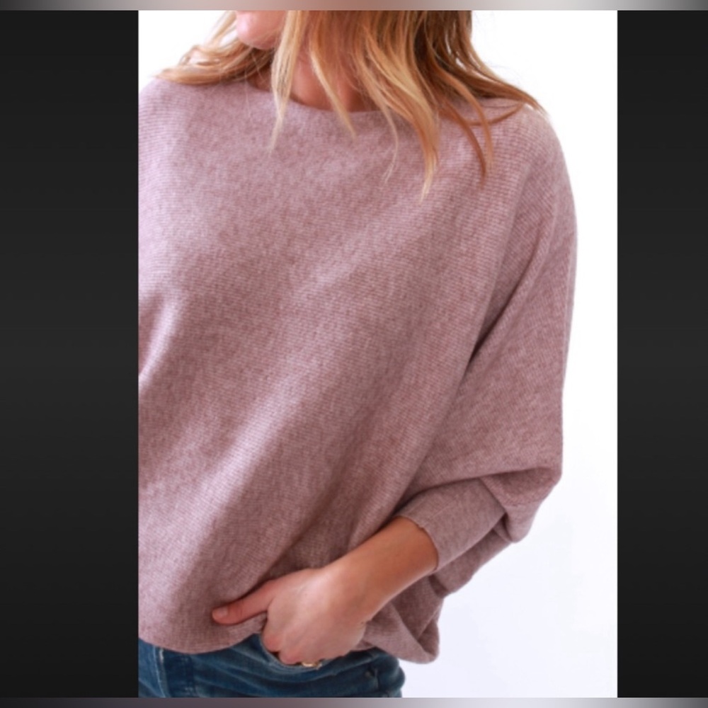 Kerisma‎ RYU Francesca Dolman Sweater in Dusty Pink.